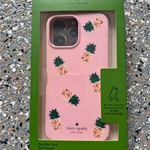 Kate Spade Pink Jeweled Pineapple iPhone Case